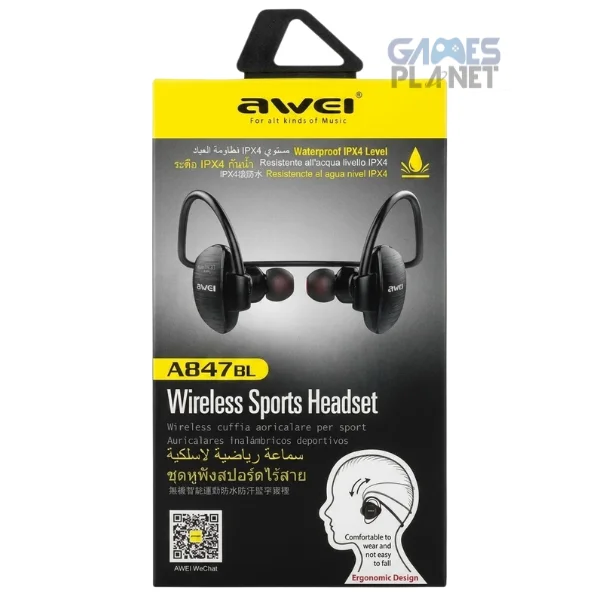 AWEI A847BL Wireless Bluetooth Sports Earphone