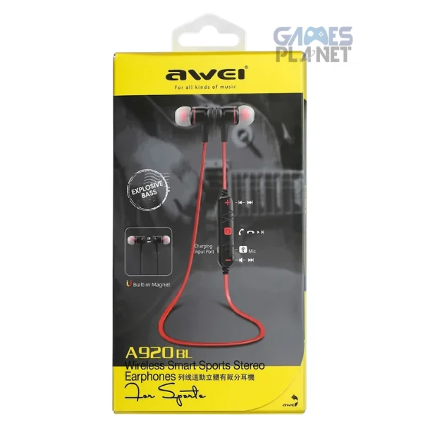 AWEI A920BL Wireless Bluetooth Sports Earphone