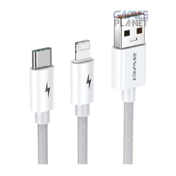 Original AWEI CL79 data cable featuring fast charging support, high-speed data transfer