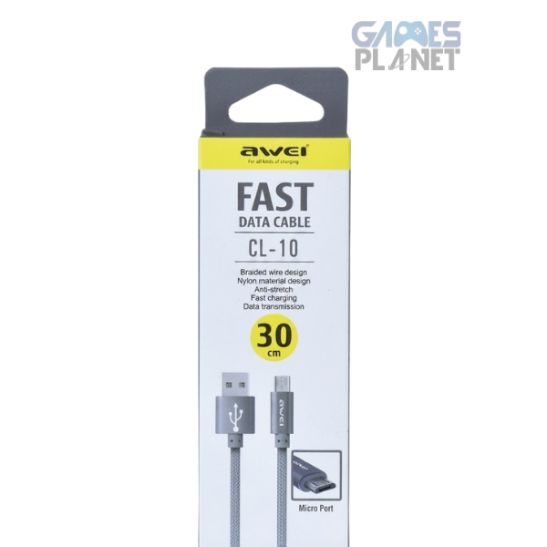 AWEI CL10 Fast Charging Micro USB Data Cable