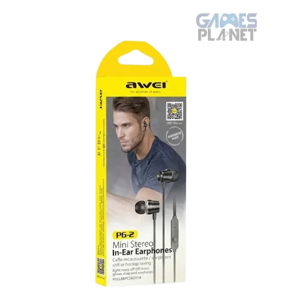 AWEI PC-2 Type-C Handfree with HD Sound and Built-in Microphone