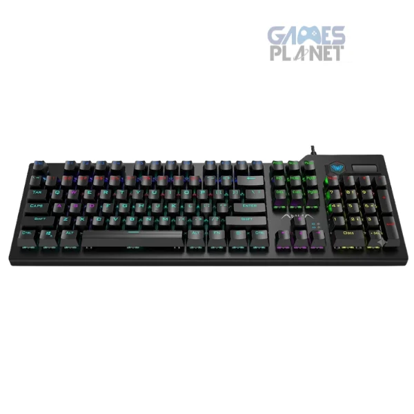 AULA F2063 RGB Mechanical Gaming Keyboard with Blue Switches