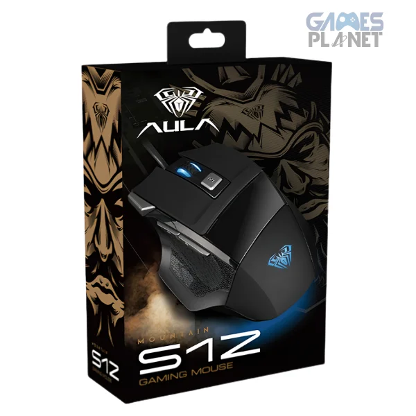 AULA S12 USB Wired RGB Gaming Mouse