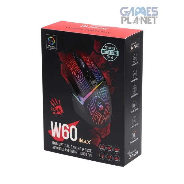 Bloody W60 Max gaming mouse price in Pakistan buy online