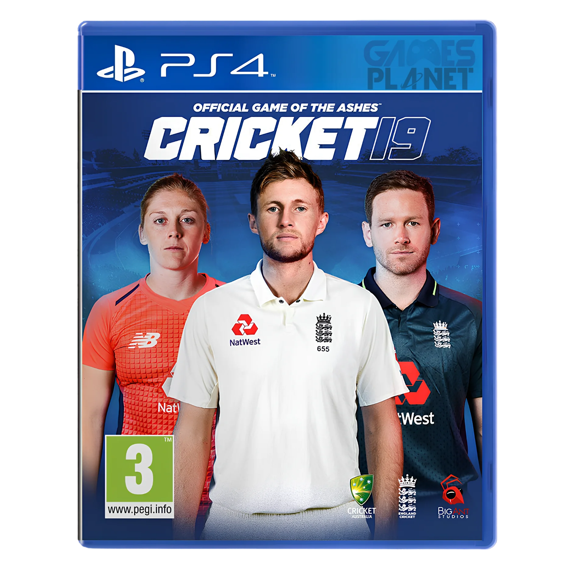 cricket 19 ps4 gameplay showing batsman playing cover drive