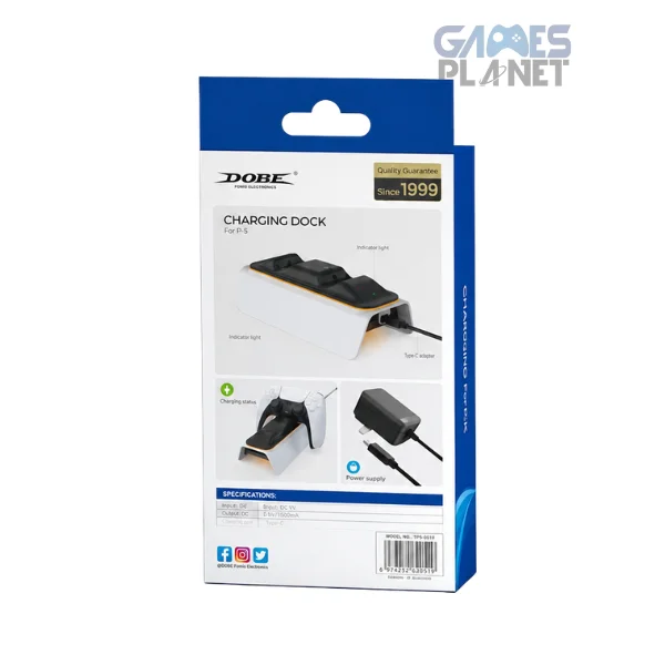 DOBE Charging Dock for PS5 DualSense Controller Charging Station in Pakistan