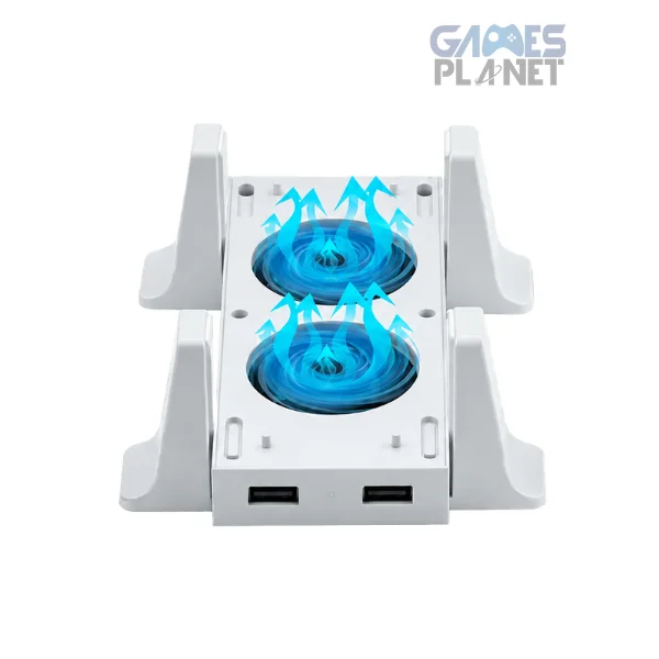 DOBE Series S Cooling Stand for Xbox Series S with dual cooling fans vertical console stand gaming accessory