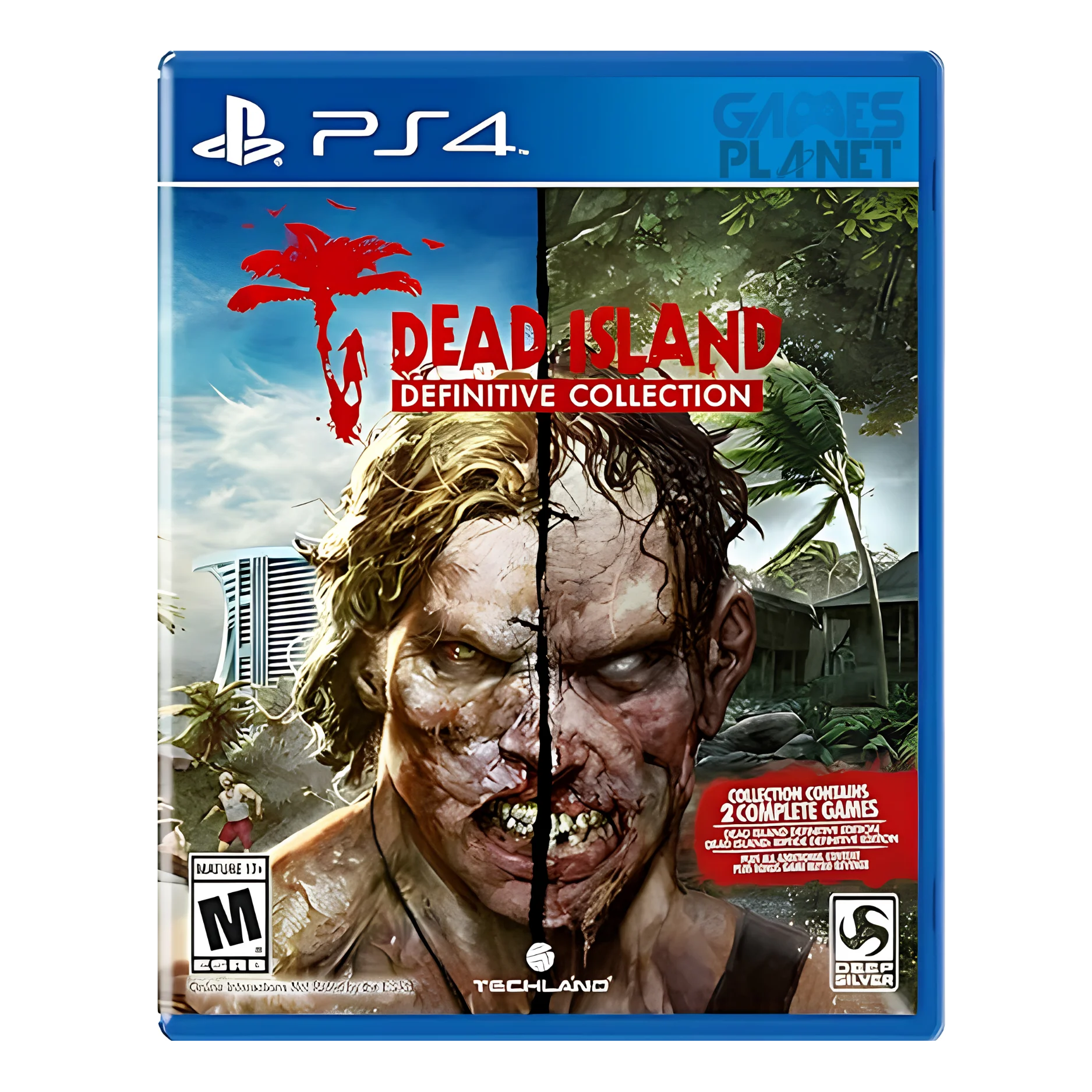 dead island definitive collection ps4 gameplay showing survivor fighting zombies