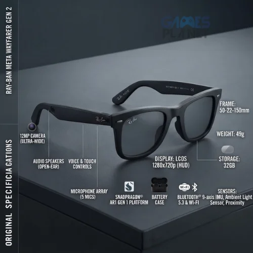 RAY BAN Meta Glasses Wayfarer Design Gen 2 Price in Pakistan